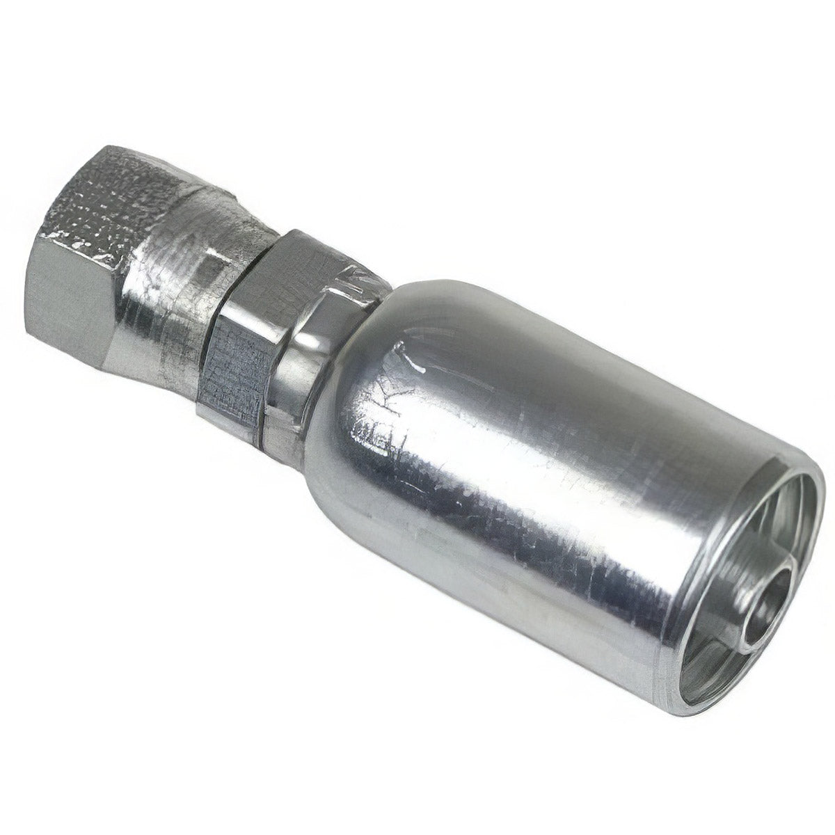 3/8 INCH HOSE X 7/16 INCH - 20 JIC FEMALE STRAIGHT SWIVEL