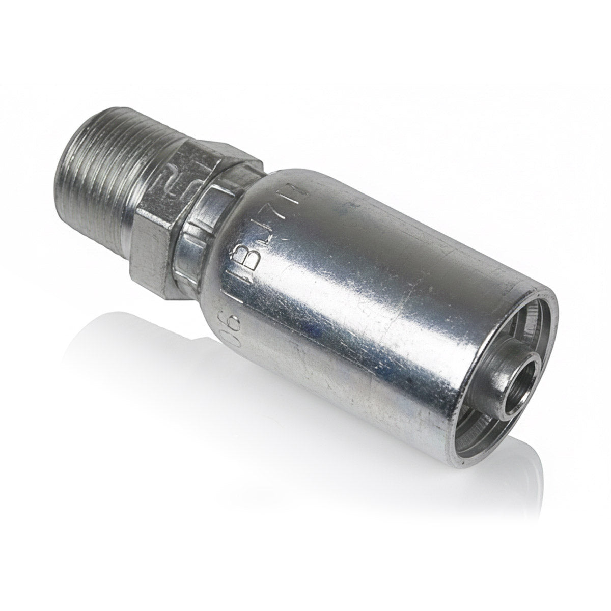 3/8 INCH HOSE X 3/8 INCH - 18 NPT MALE STRAIGHT RIGID