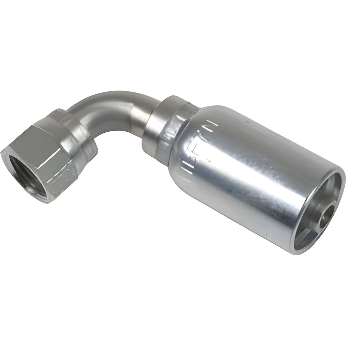 5/8 INCH HOSE X 7/8 INCH - 14 JIC FEMALE ELBOW - 90 SWIVEL