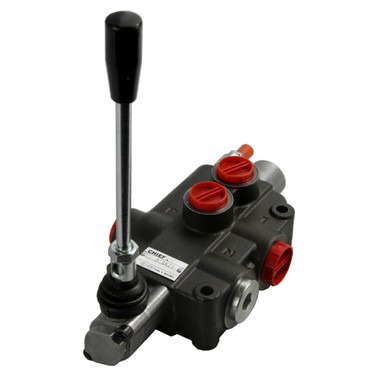D75 Directional Control Valve, 1 Spool, 4 Way 3 Pos, SAE 10 Inlet SAE 8 Work Ports, 3625 PSI