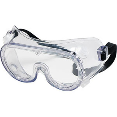 MCR Safety? Chemical Splash Goggles w/ Indirect Vent & Rubber Strap (1 Pair)