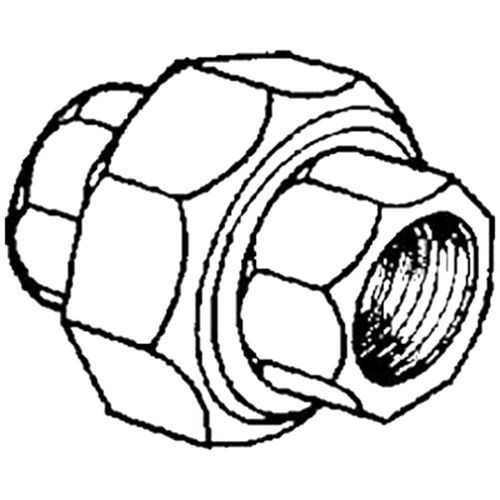 1" NPT Galvanized Pipe Union