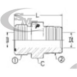 OFS M TO NPTF ADAPTER