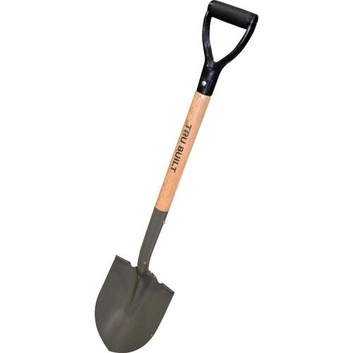 Truper 31175 28" Short Spade Shovel with D-Handle Shovel
