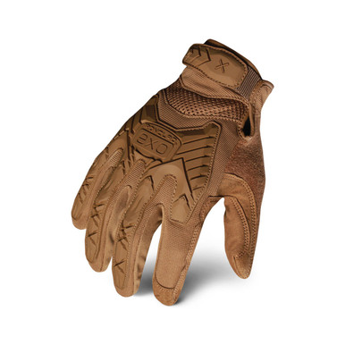 Ironclad EXO Operator Impact Gloves, Coyote, Small #EXOT-ICOY-02-S (12 Pair)