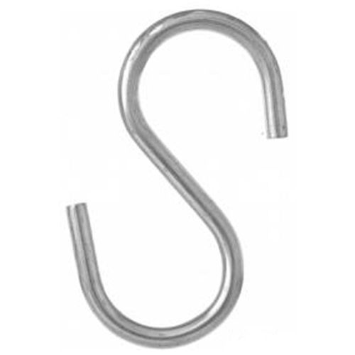 S Hooks, Galvanized, 2-7/8 In. Long, 10 Count
