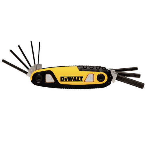 DeWalt Fold-up Hex Set Metric 8-Piece, 1.5 - 8mm