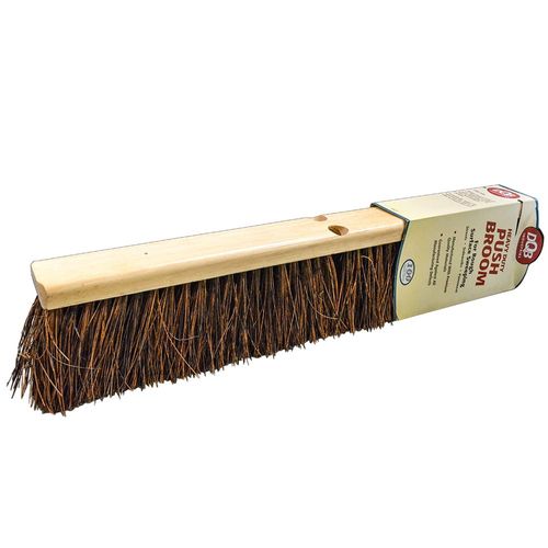 Push Broom Head Only 24" Black Tampico 3" Trim Hardwood Block