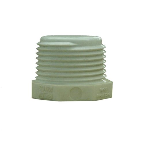 1" Plug Male Pipe Thread Schedule 40 PVC