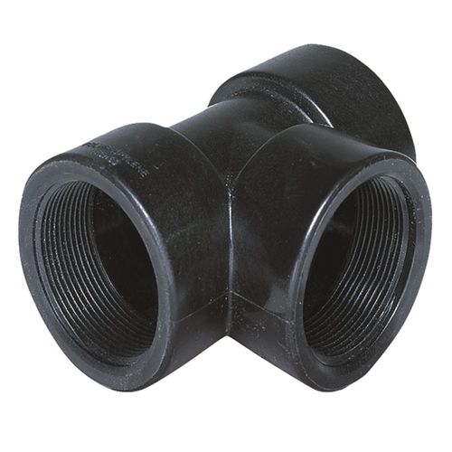 Norwesco 1 1/4" Schedule 80 Threaded Polypropylene Tee