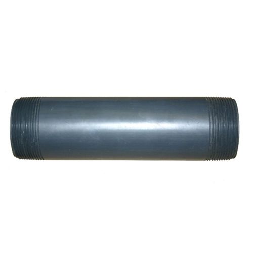 1 1/2" x 8" Schedule 80 PVC Nipple Male Pipe Thread Both Ends
