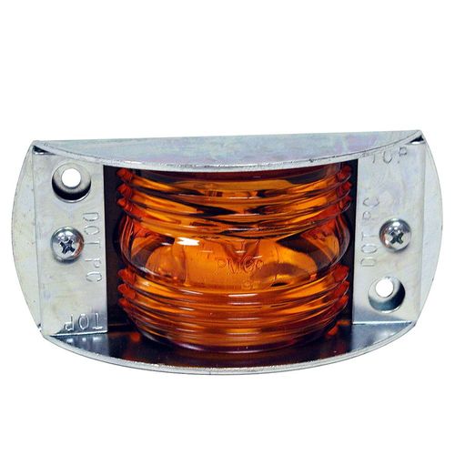 Steel Armored Clearance and Side Marker Light, Amber