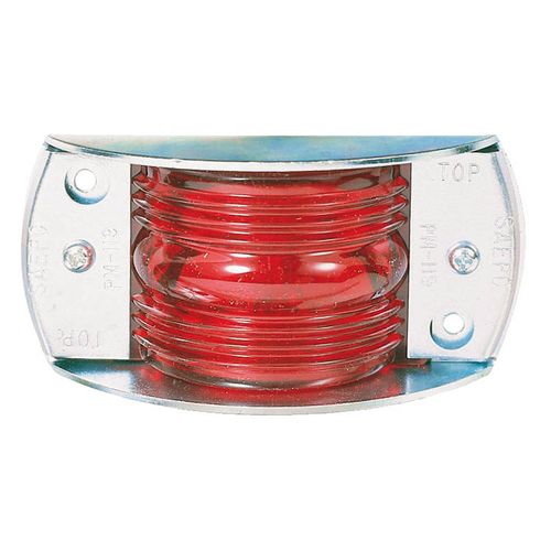 Steel Armored Clearance and Side Marker Light, Red