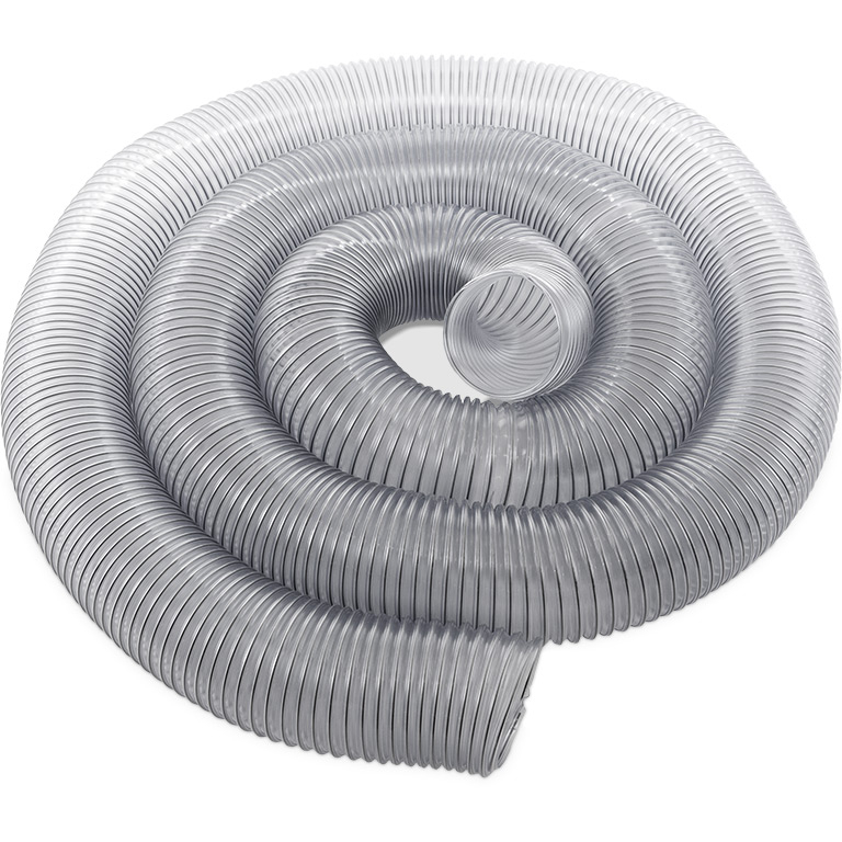 10" x 25' Clear Reinforced Anti-Static Urethane Flex-Hose