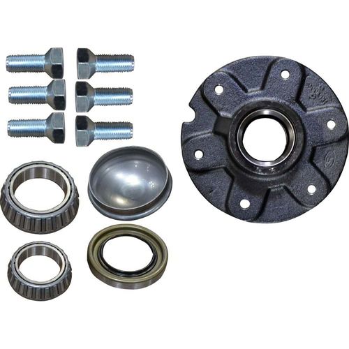 TowRight Hub Assembly, 6 Lug Bolts, 6" Bolt Pattern