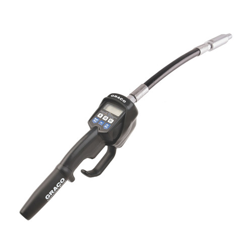 Graco LDP5 1/2 in. NPT Swivel Preset Dispense Electronic Meters w/ Flexible Extension, Trigger Guard & Swivel Cover
