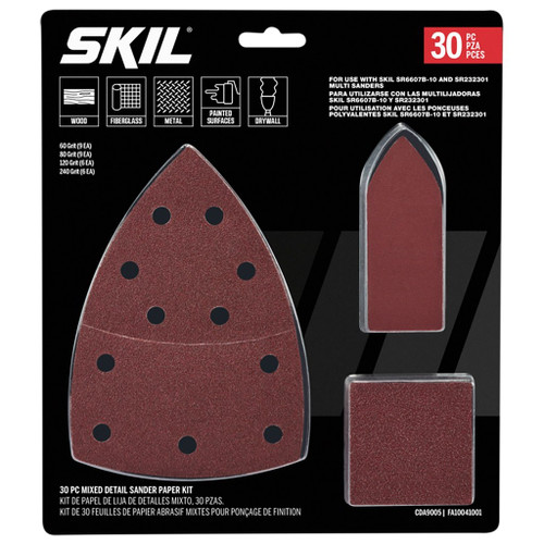 Skil 30-Piece Detail Sandpaper Kit