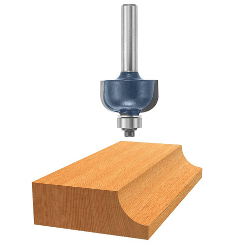 Bosch Carbide-Tipped Cove Router Bit, 3/8" x 9/16"
