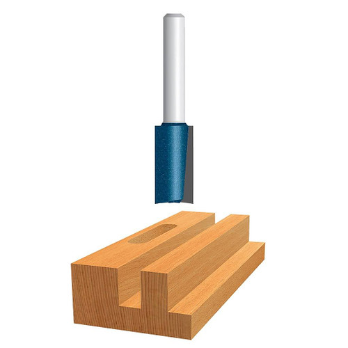 Bosch Carbide-Tipped Double Flute Straight Router Bit, 3/4" x 1-1/4"