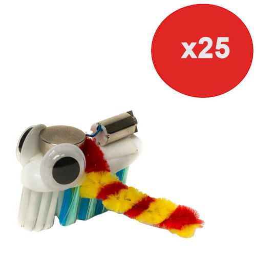 Brown Dog Gadgets Bristlebot Kit, 25 Pack