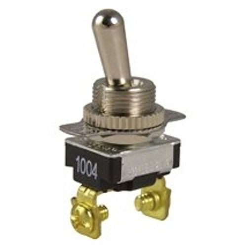 Toggle Switch Two-Position All Brass Construction w/ Copper Rivets