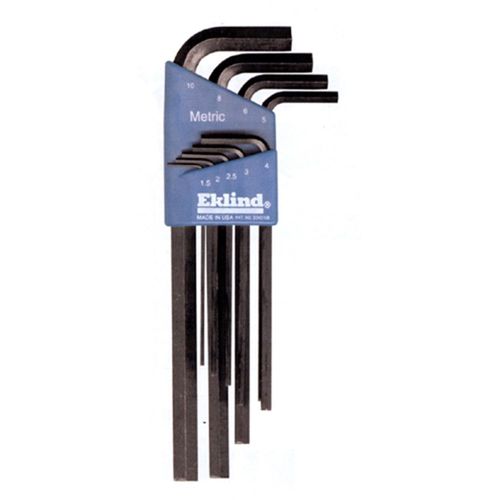 Eklind 7 Pc. Hex Key Wrench Set - Short Shank - Metric