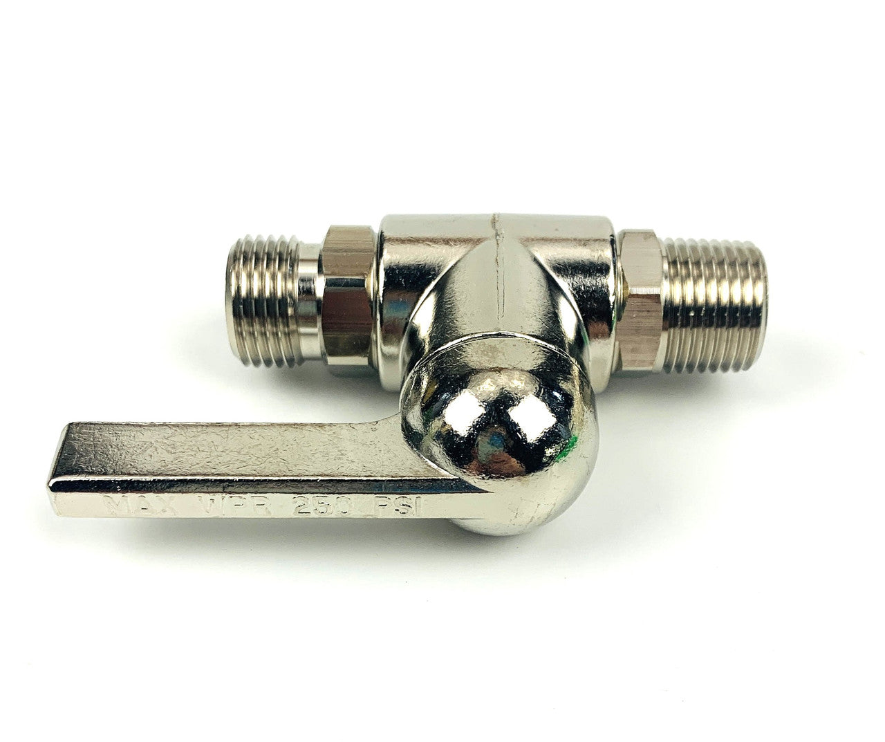Binks 7281712 Replacement Ball Valve: 3/8" NPS x 3/8" NPT, 250 PSI