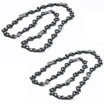 GreenWorks 2 Pack Of Genuine OEM Replacement Chainsaw Chains - 29132-2PK