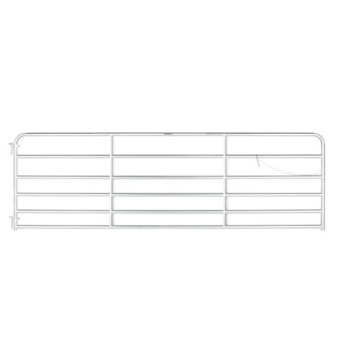 Tarter Galvanized Tube Gate 14 ft. x 50 in. 6 Bar
