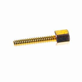 Hex Jack Screw (3/16" AF) Male/Female, 4-40 x 7/16", Steel, Yellow Zinc Plated (250/Pkg.)