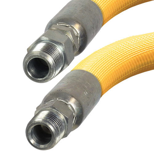 Kuriyama Kuri Tec A1661 3/8 in. 600 PSI PVC/Polyurethane Blend Reinforced Spray Hose Assemblies w/ Rigid Male NPTF x Swivel Male NPTF Ends