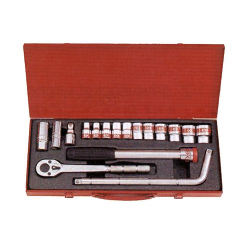 King Tony 04018SR 1/2" Drive 17 Piece SAE Socket Wrench Set