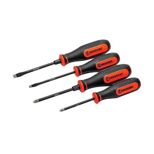 Crescent Diamond Tip Screwdriver Set, 4-Piece