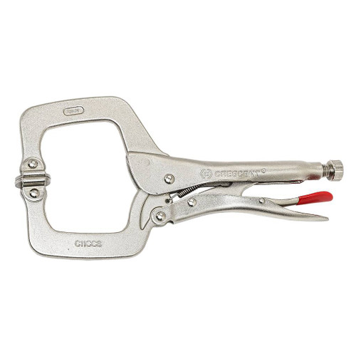 Crescent Locking C-Clamps Swivel Pads, 11"