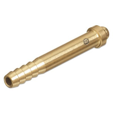 Western Enterprises Inert Arc Nipples, 200 PSIG, Brass, 2 in, 3/16 in Hose ID, 25/BX, #AW13