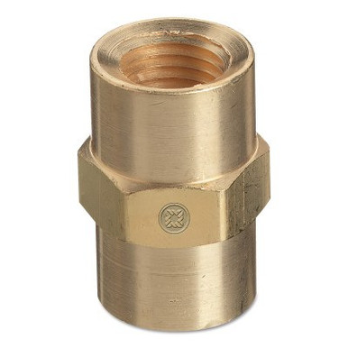 Western Enterprises Pipe Thread Couplings, Adapter, 3,000 PSIG, Brass, 1/8 in (NPT), 1 EA, #BF2HP