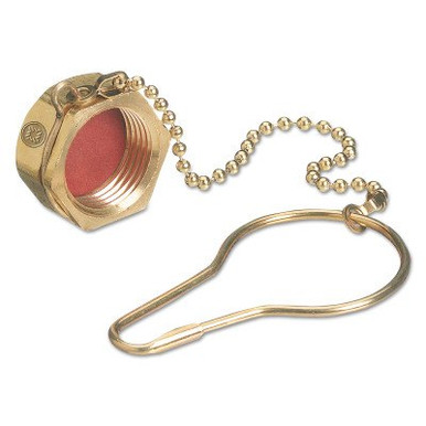 Western Enterprises Manifold One-Piece Dust Cap Assemblies, Cap, Brass, POL Acetylene, 22/BX, #DC510