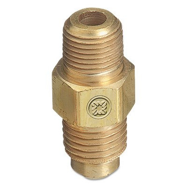 Western Enterprises Brass SAE Flare Tubing Connections, Adapter, 500 PSIG, CGA-165 to 1/4 in NPT(M), 1 EA, #F12
