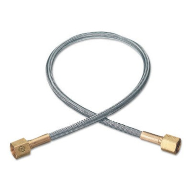 Western Enterprises Flexible Pigtails, 3,000 psi, Brass, Female, 48 in, 1 EA, #PF448