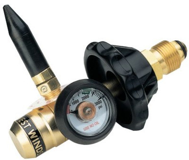 Western Enterprises Deluxe Balloon Inflators, Helium, CGA 580, 3,000 psi inlet, 1 EA, #RPB6HG