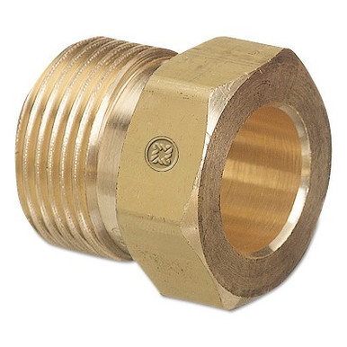 Western Enterprises Regulator Nuts, 7,500 psig, Brass, 1.12 in - 14 NGO, 1 EA, #7022