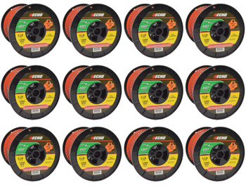 Echo Genuine 12-Pack of Cross-Fire 3 Lb Spool .080" (dia.) Trimmer Line 314080052-12PK