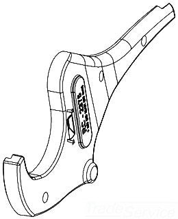 Ridgid 32033 Handle, Upper Lh