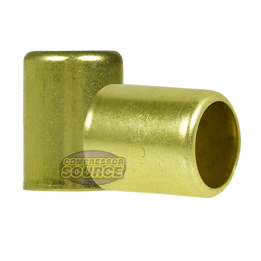 Brass Ferrule 13/16" Outer Diameter 5/8" Inner Diameter Smooth 2-Pack 32573