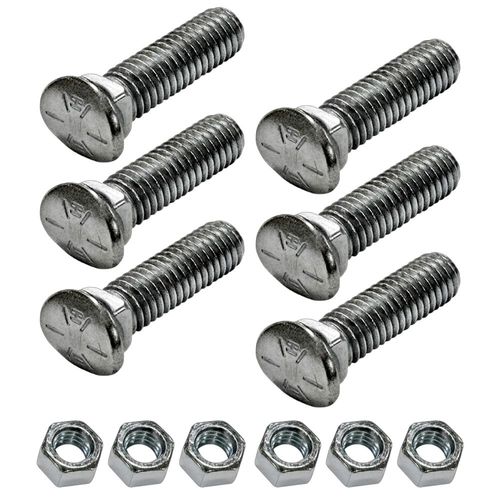 Elliptical Head Bolts and Nuts Pack