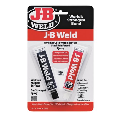 J-B Weld Original Cold Weld Epoxy System Twin Tube 2 ounce