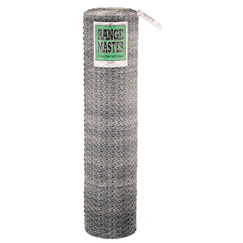 Poultry Netting, 2 In. Wire Mesh, 150 Ft. x 60 In. Roll