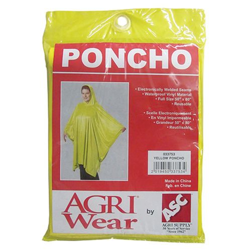 Agri Wear Yellow Poncho