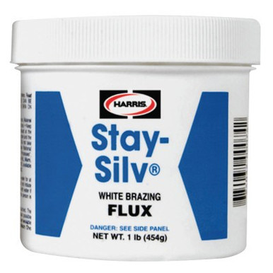 Harris Product Group Brazing Fluxes, 0.5 lb, Jar, White, 1 EA, #SSWF12