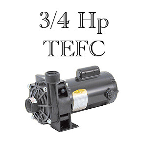 Webtrol PC75R-3PHT PC Series Centrifugal Pump, Noryl & 316 SS